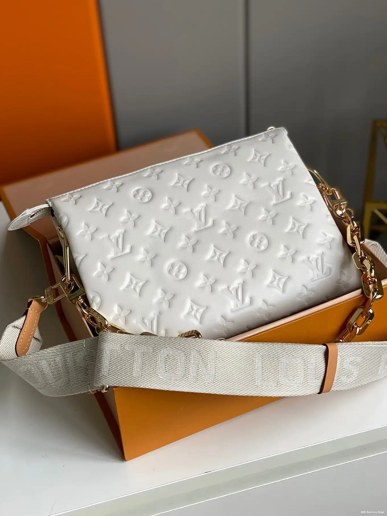 Aaa replica bags PM LOUIS VUITTON COUSSIN 0504